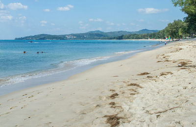 Scenic view of beach