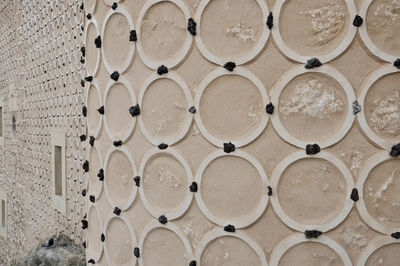 Full frame shot of patterned wall