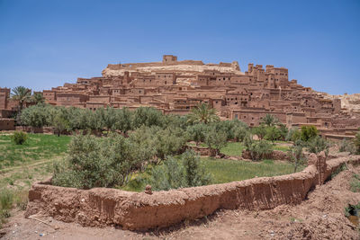 An ancient fortress city in morocco near ouarzazate