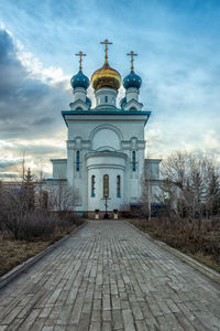 View of historic building against sky