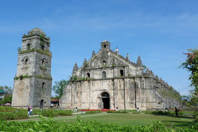 Historic building against blue sky