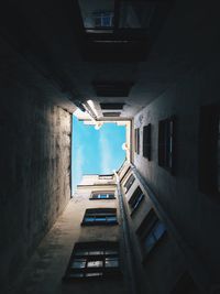 Low angle view of buildings in city