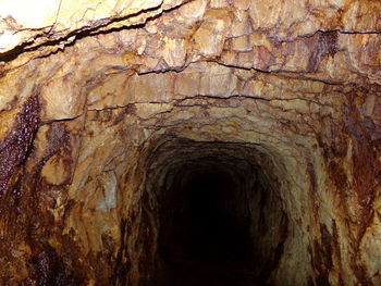 Close-up of cave