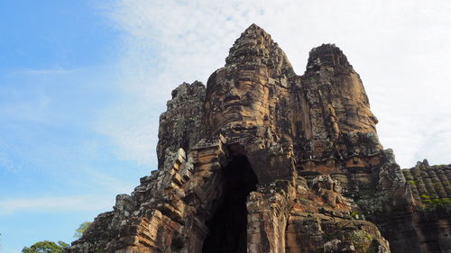 Low angle view of a temple