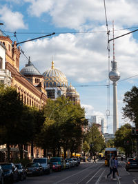 View of buildings in city