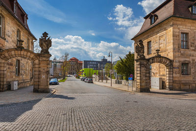 View of historic church against sky