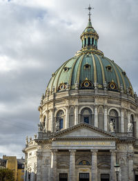 Low angle view of church.