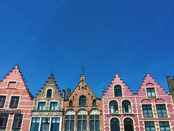 Low angle view of building exterior against sky