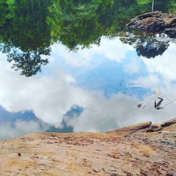 View of calm lake