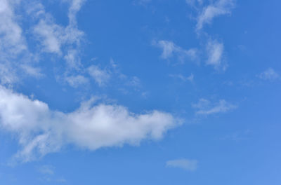 Low angle view of clouds in sky