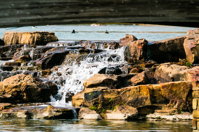 Close-up of rock formations