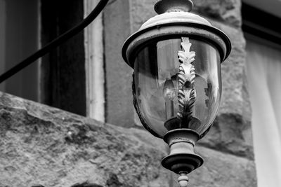 Low angle view of light bulb