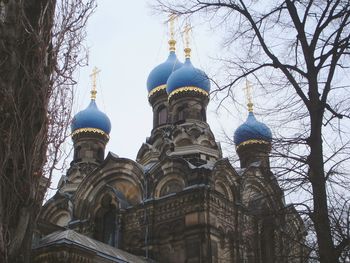 Low angle view of temple
