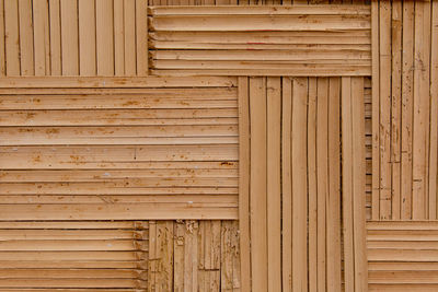 Full frame shot of wooden wall