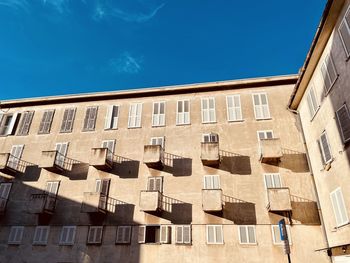 Low angle view of building against sky