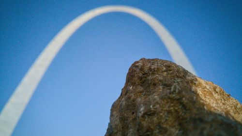 Low angle view of blue sky