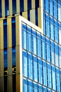 Low angle view of glass building