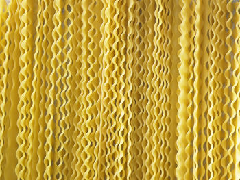 Full frame shot of lasagnette pasta