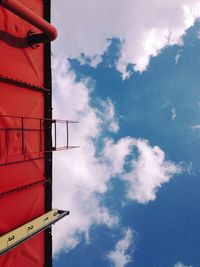 Low angle view of built structure against sky