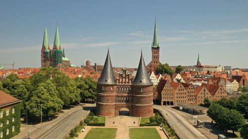 View of buildings against sky