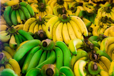 Full frame shot of bananas