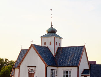 Low angle view of building against sky