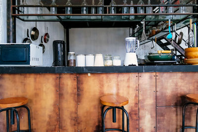 Interior of restaurant
