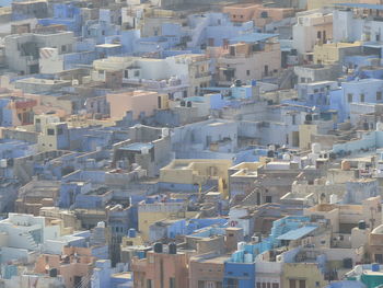 High angle view of cityscape india