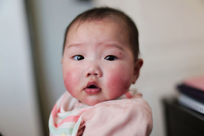 Portrait of cute baby