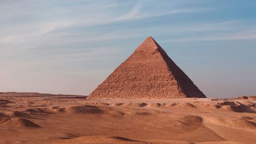 View of desert against sky