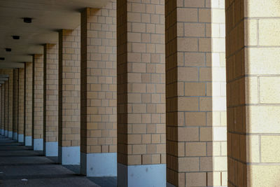 Reflection of building on wall