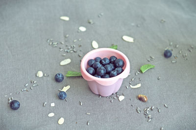 Close-up of fruits on table