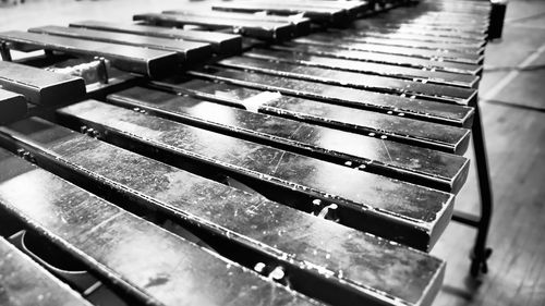 Close-up of xylophone 