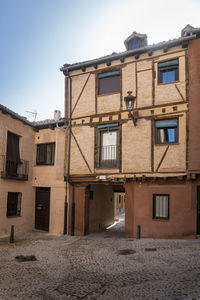 Ancient buildings in the city of segovia, spain