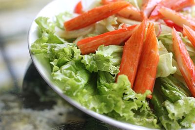 Close-up of salad in bowl