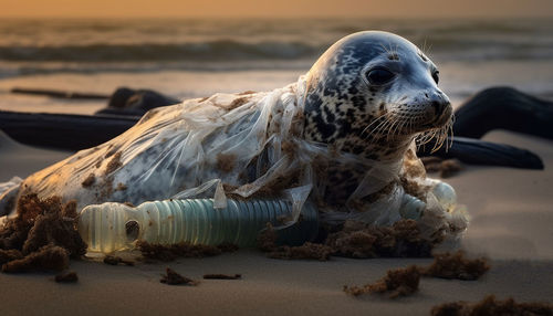 Close-up of seal