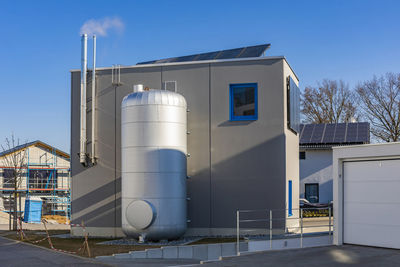 Germany, baden-wurttemberg, waiblingen, natural gas-operated central heating system