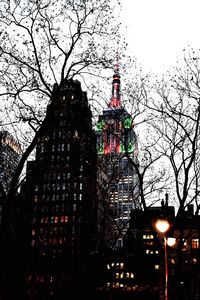 Low angle view of statue of building