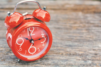 Close-up of clock