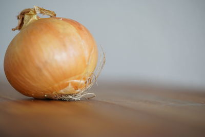 Close-up of apple on table
