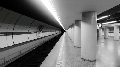 Empty subway station