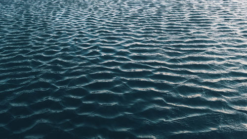 Full frame shot of rippled water