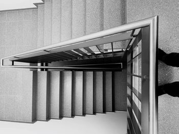 Low angle view of staircase in building