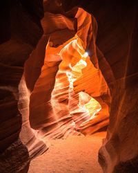 View of rock formations