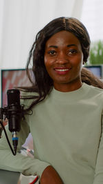 Portrait of a smiling young woman