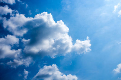Low angle view of cloudy sky