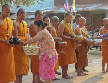 Group of people in traditional clothing