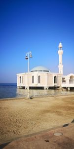 Alrahmma mosque in jeddah beach