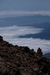 Rock formations against sky