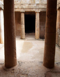 Entrance of historic building